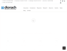 Tablet Screenshot of dionach.com
